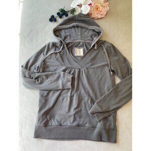 Old Navy Medium Gray Womens Hoodie Pullover With Pockets & Drawstring Streetcore